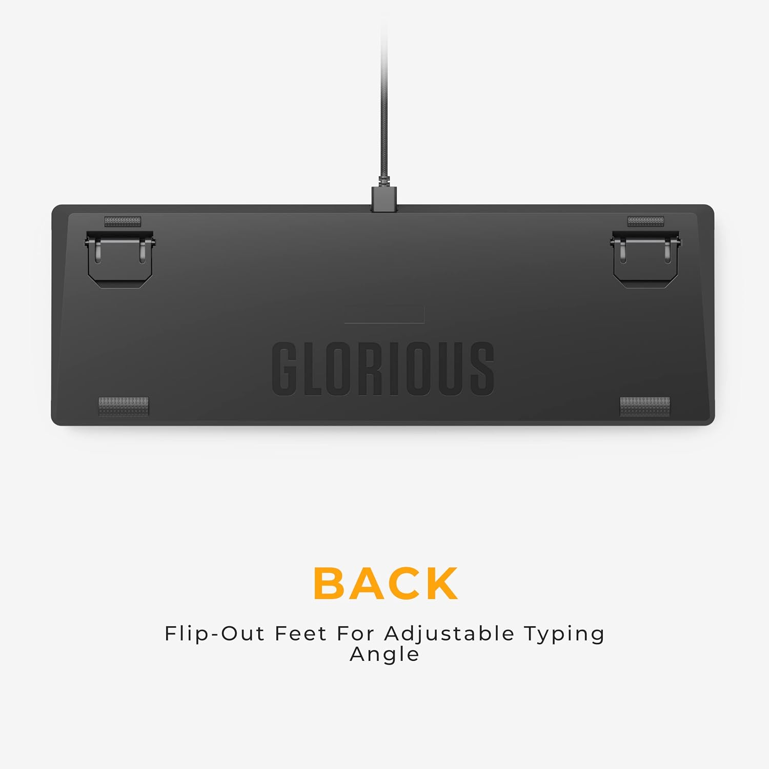 Glorious Gaming Keyboard - GMMK 2 - TKL Hot Swappable Mechanical Keyboard, Red Switches, Wired Keyboard Gaming, Compact - Full Size Keyboard (Black RGB Keyboard) image number 5