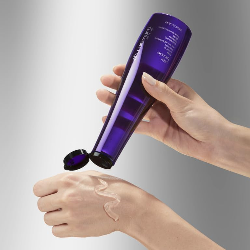 Shu Uemura Yubi Blonde Glow Revealing Shampoo - Bleached, Highlighted Blondes 300Ml image number 4