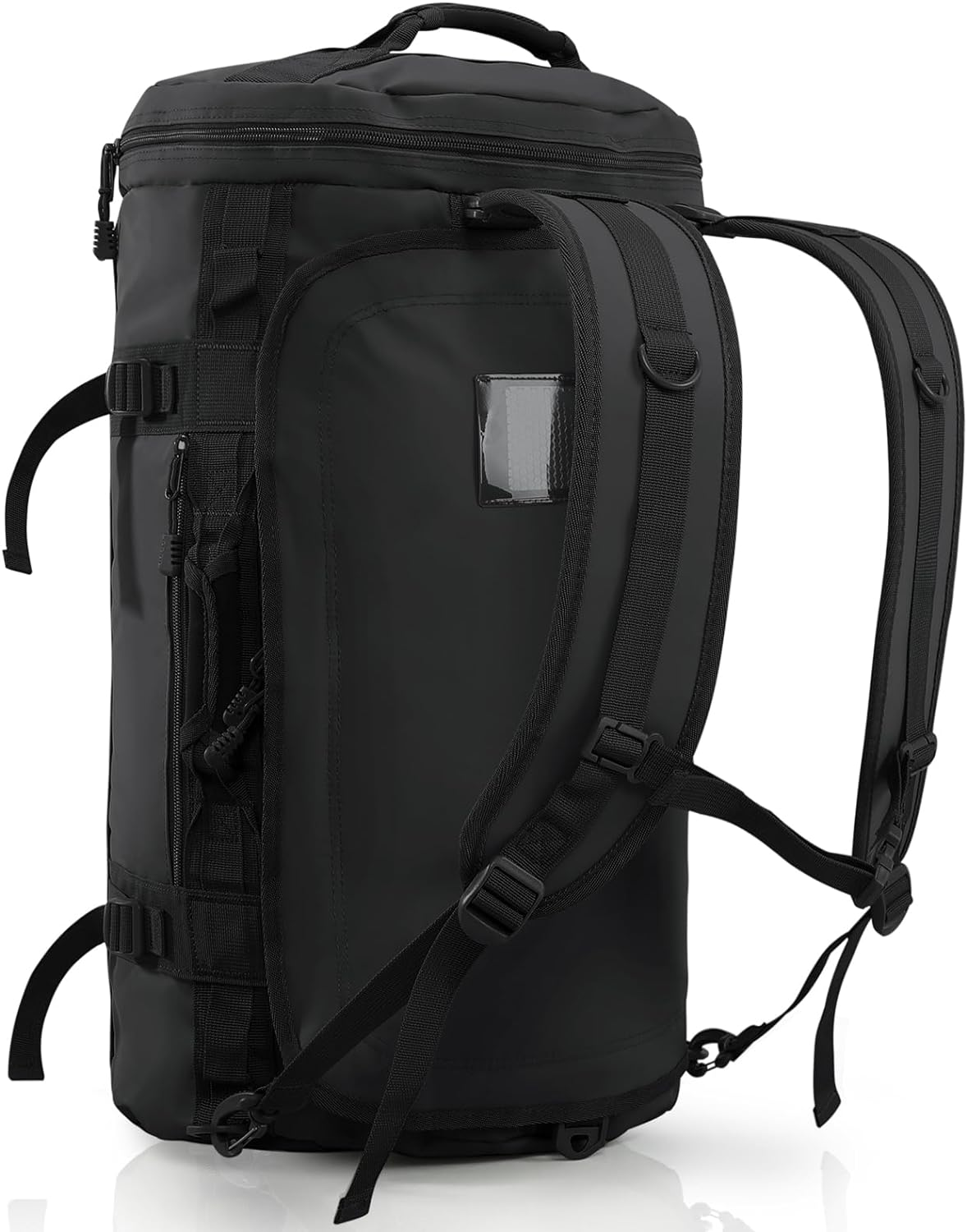 Haimont Large Duffle Bag Backpack for Men Women, 60L Convertible Travel Duffel Bags with Shoes Compartment, Carry on Durable Duffle for Sports Gym Hiking Camping, Army Green