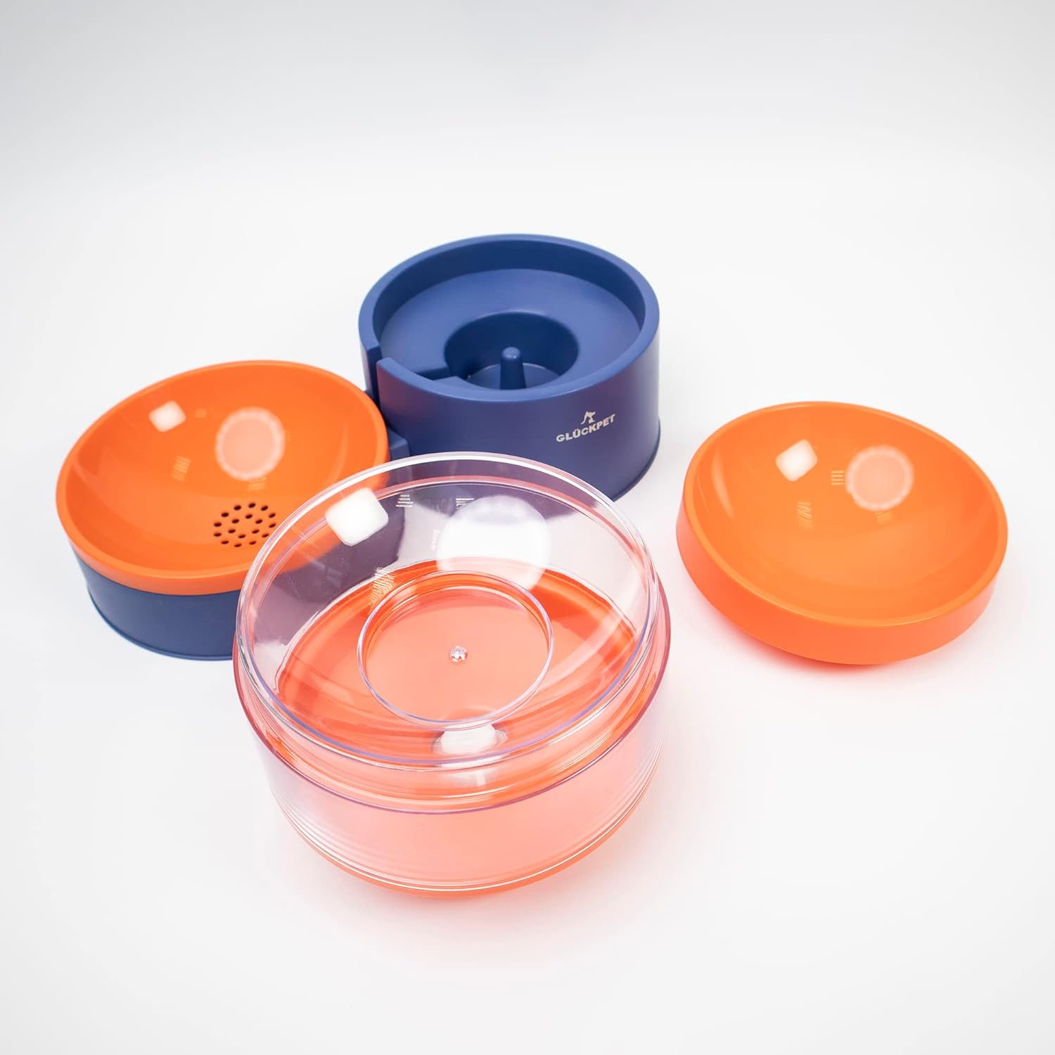 Cat Bowl with Water Dispenser, Blue, 2 in 1, 1 L image number 3