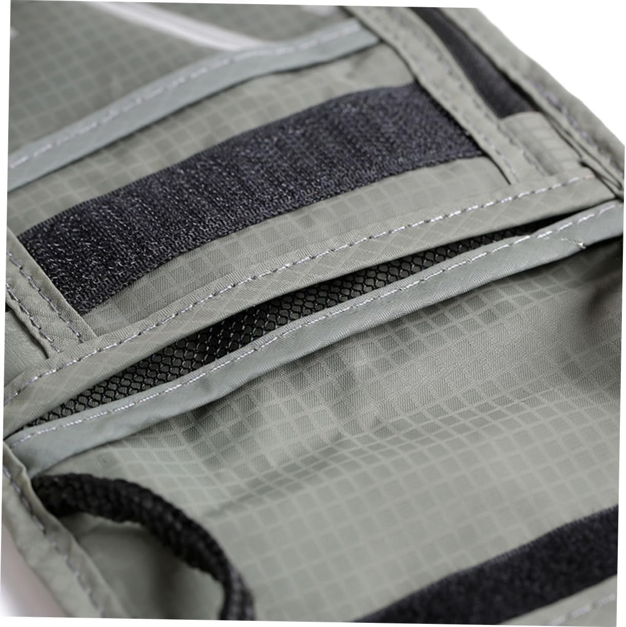 Jojofuny Multi-Function Passport Holder Wallet -Blocking Shoulder Bag Travel Accessory Neck Hanging Bag Credit Card Organizer Grey image number 3