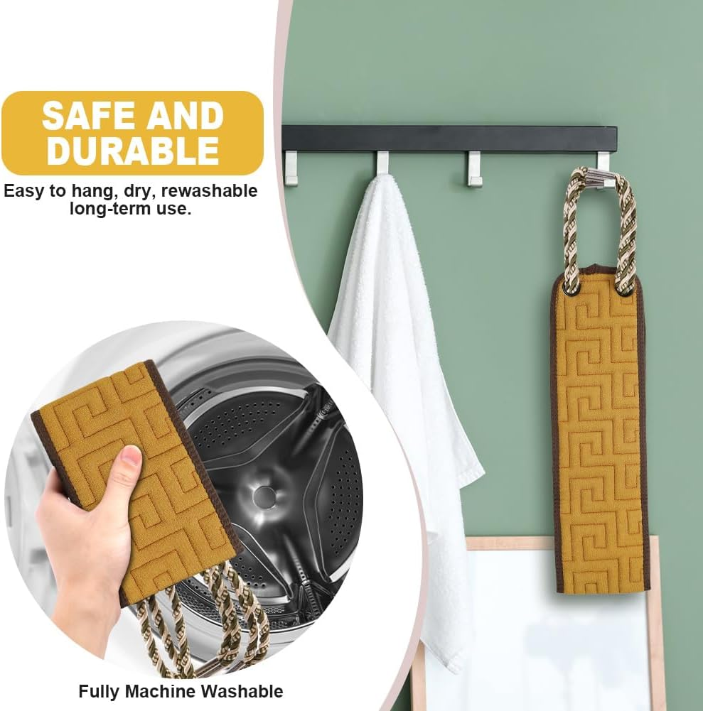 AYBUY Back Scrubber, Exfoliating Back Scrubber for Shower, Remove Dead Skin Body Scrub, Back Washing Aid for Ginger Yellow - Ginger Yellow image number 5