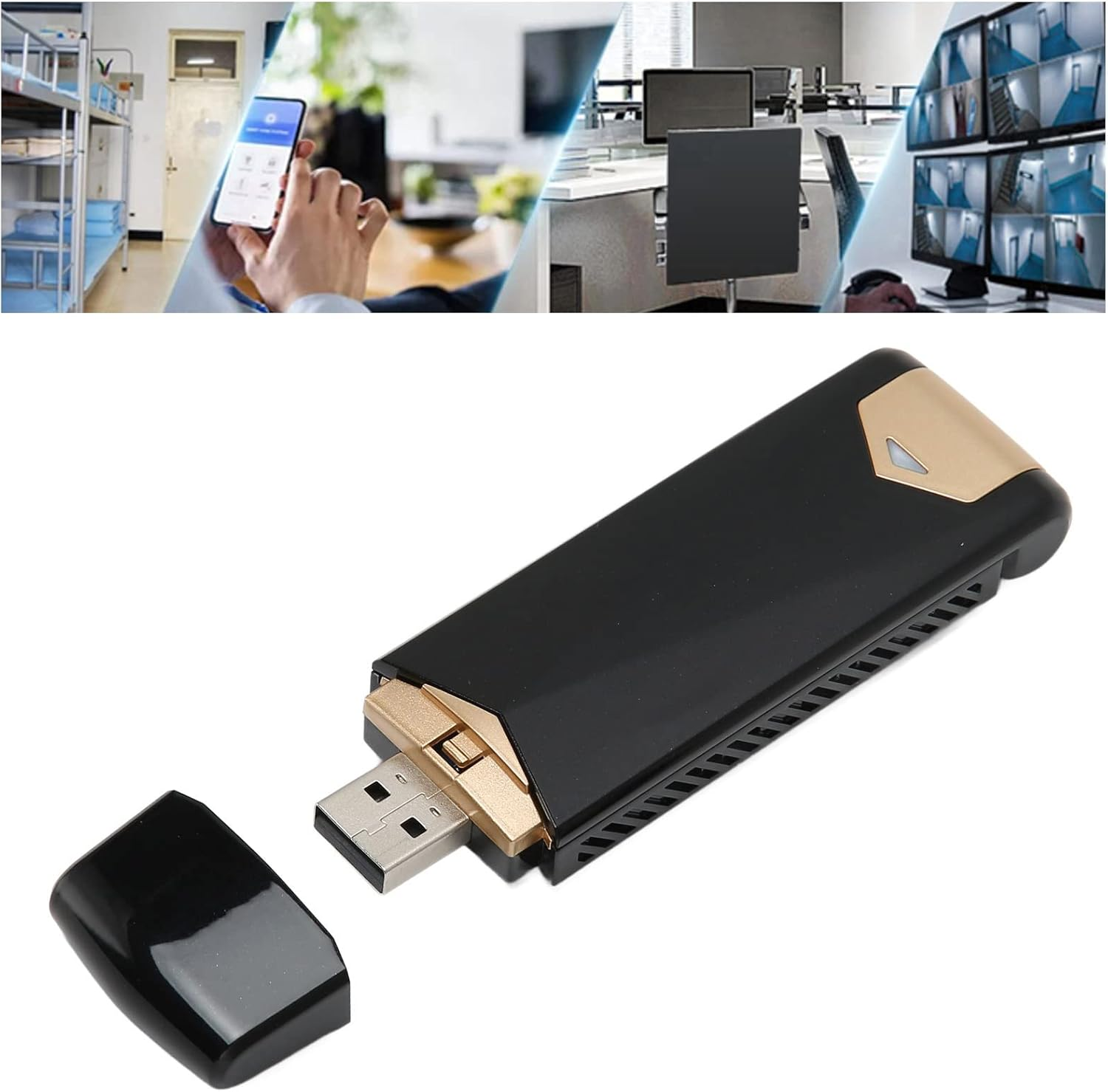 4G LTE USB Portable Wifi Router,Stable USB Multiple Protection Portable Wifi 4G Sim Card,Plug and Play Travel Hotspot Mini Router, for Outdoor Black image number 5