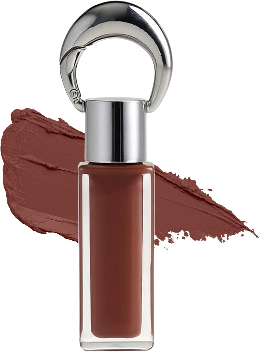 Glitter Lip Gloss - Highly Pigmented Plumper | Keychain Design Tinted Lip Plumper Gloss - for Women Teen Girls Family Cosmetic Makeup Beauty Party Photo Props - Light Purple image number 5