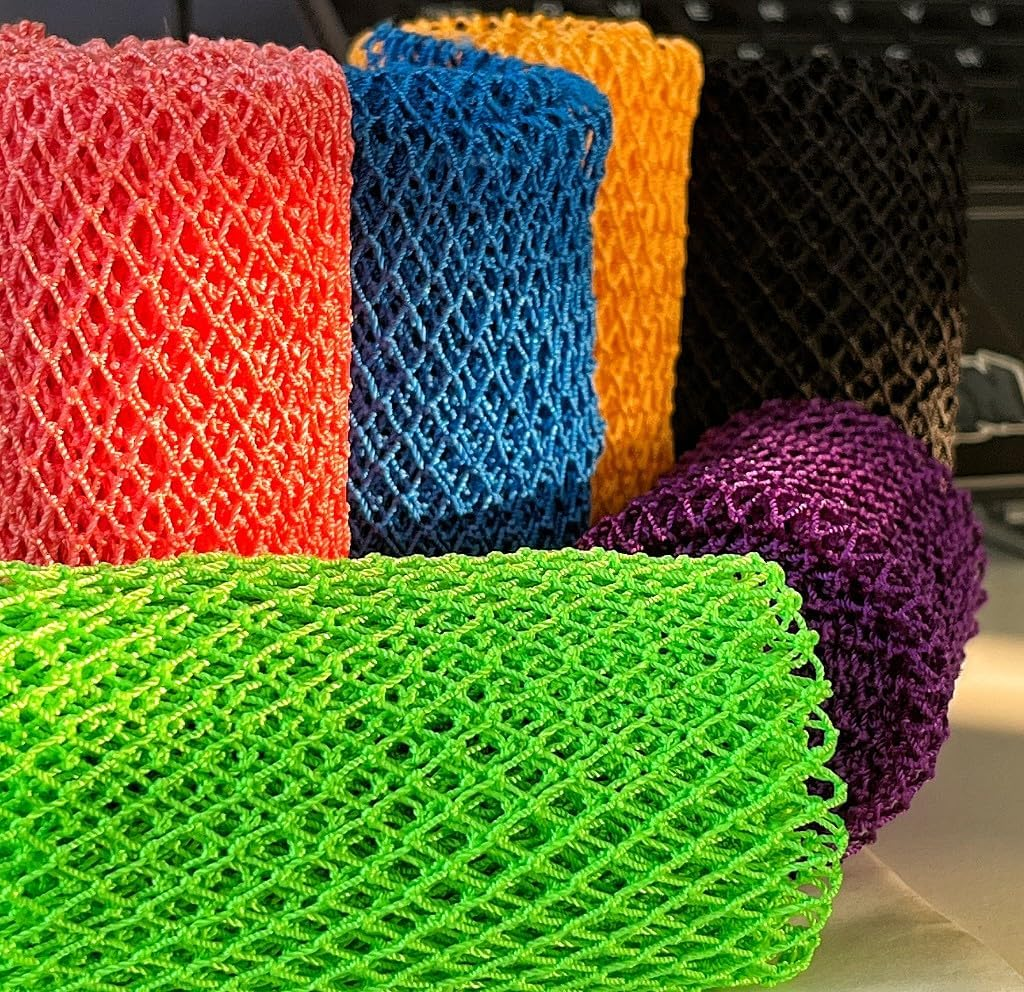 SPMKTBOZAI African Net Sponge Authentic, African Exfoliating Sponge Real African Net Black Owned, African Bath Sponge Back Scrubber, Body Exfoliator Shower Bath Accessories (Moss Green) image number 4