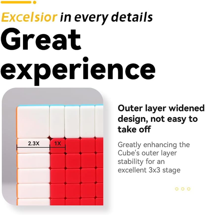 Willking Qiyi 10X10 Stickerless Speed Cube QY 10X10X10 Puzzle Speed Cube image number 2