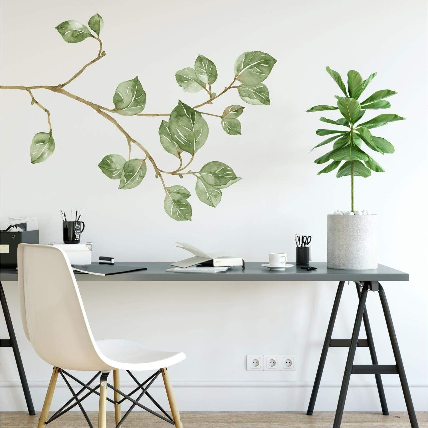 Roommates RMK4080GM Leaf Twig Peel and Stick Giant Wall Decals image number 2