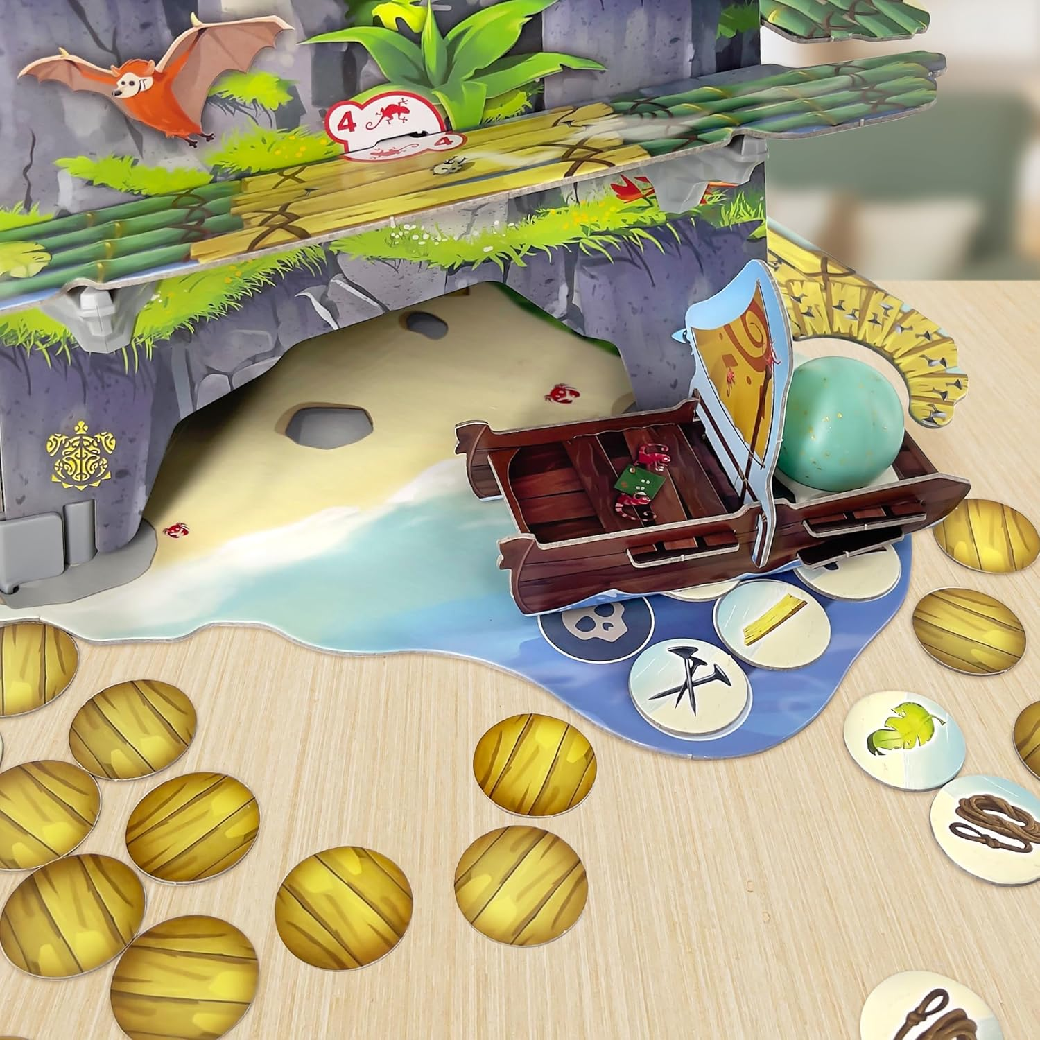 Thames & Kosmos | 697945 | DODO | Welcome to the Island Kingdom of Mangalopanesia | 2-4 Players | Ages 6+ image number 6