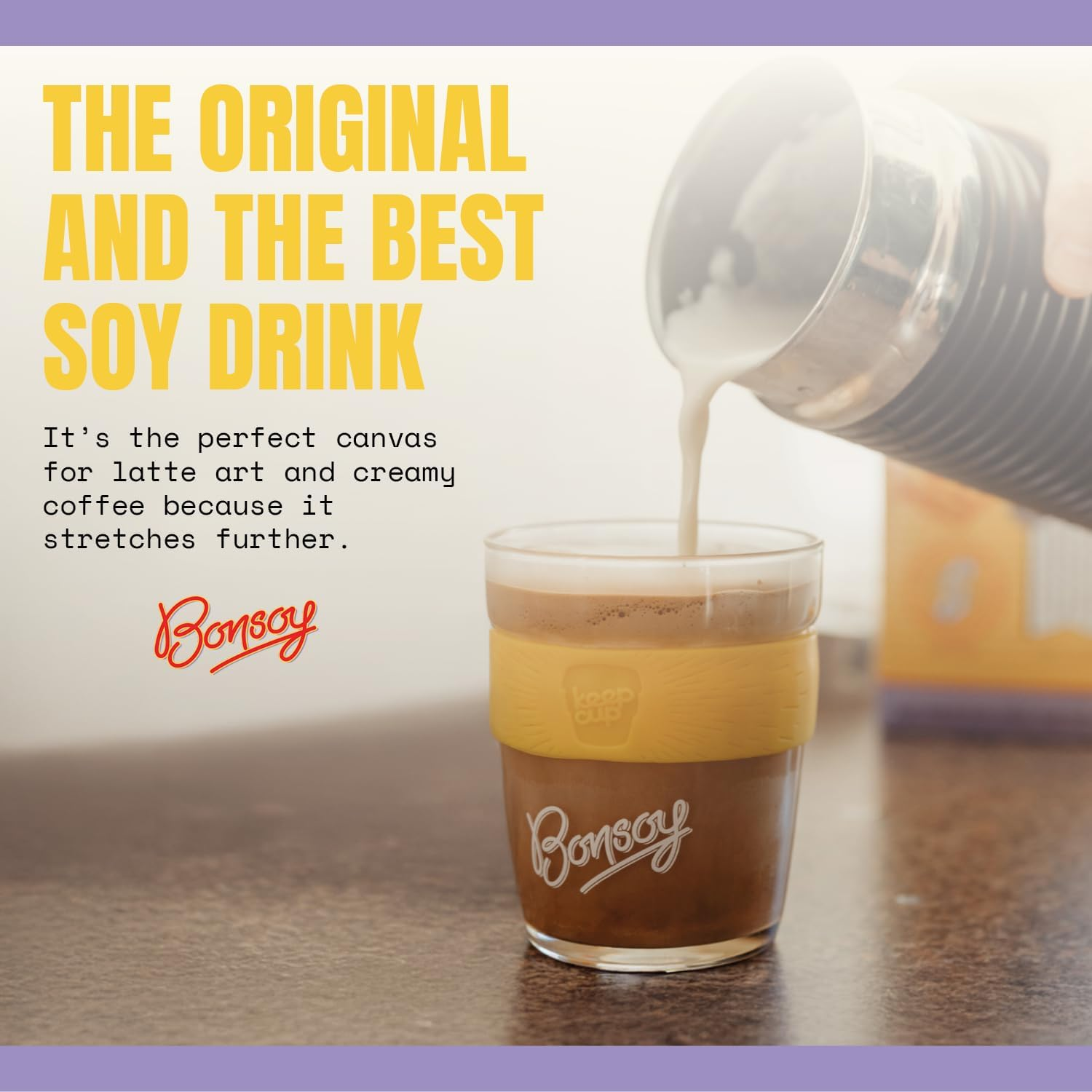 Bonsoy Soy Milk, 6 X 1000 Ml image number 2