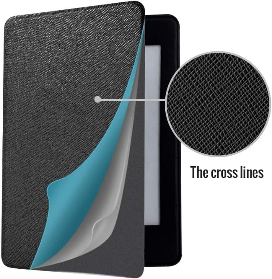 T Tersely Slimshell Case Cover with Hand Strap Belt for 7" All-New Kindle Paperwhite 12Th 2024 or Kindle Colorsoft 2025 1St Signature Edition, Magnetic Shell Cover, Magnetic Shell Cover - Wavy - Flowers image number 2