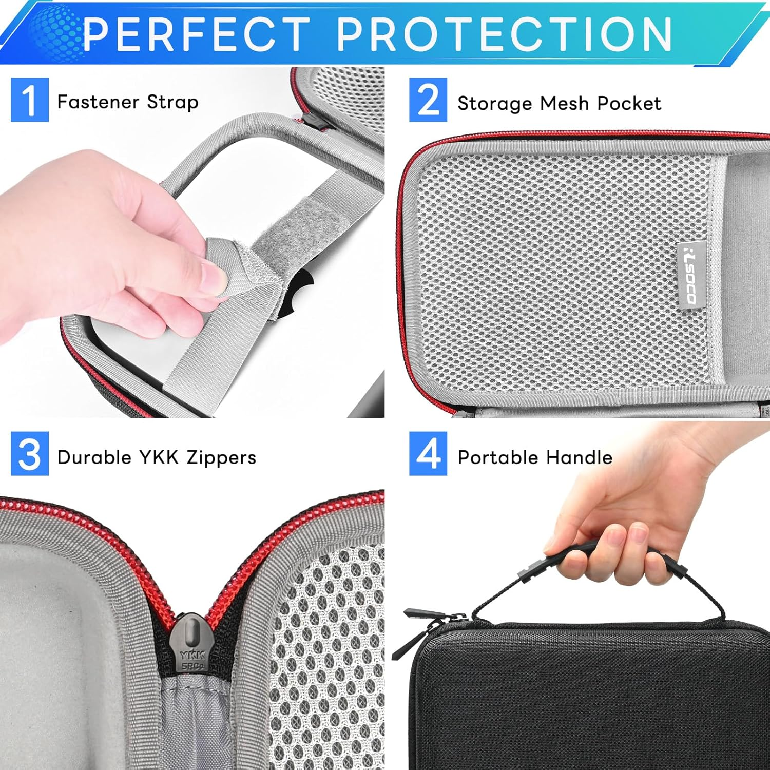 Mini Computer Case for Apple 2024 Mac Mini M4/M4 Pro & Beelink Alder Lake-N100/N150/Mini-S12/Ser5 Pro/Ser5/Eqi12/Eq14/U59 Pro & KAMRUI Intel Alder Lake N95/AK1PLUS by RLSOCO -Black (Case Only) image number 6