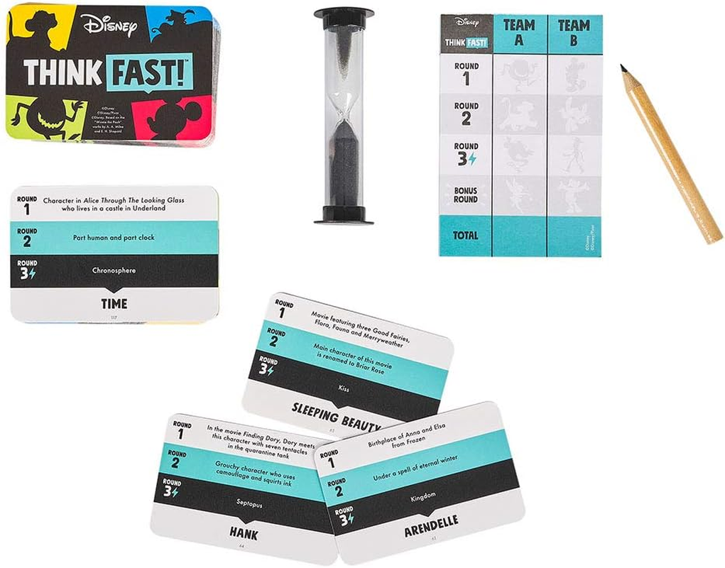 Ridley'S Disney Think Fast Party Game image number 2