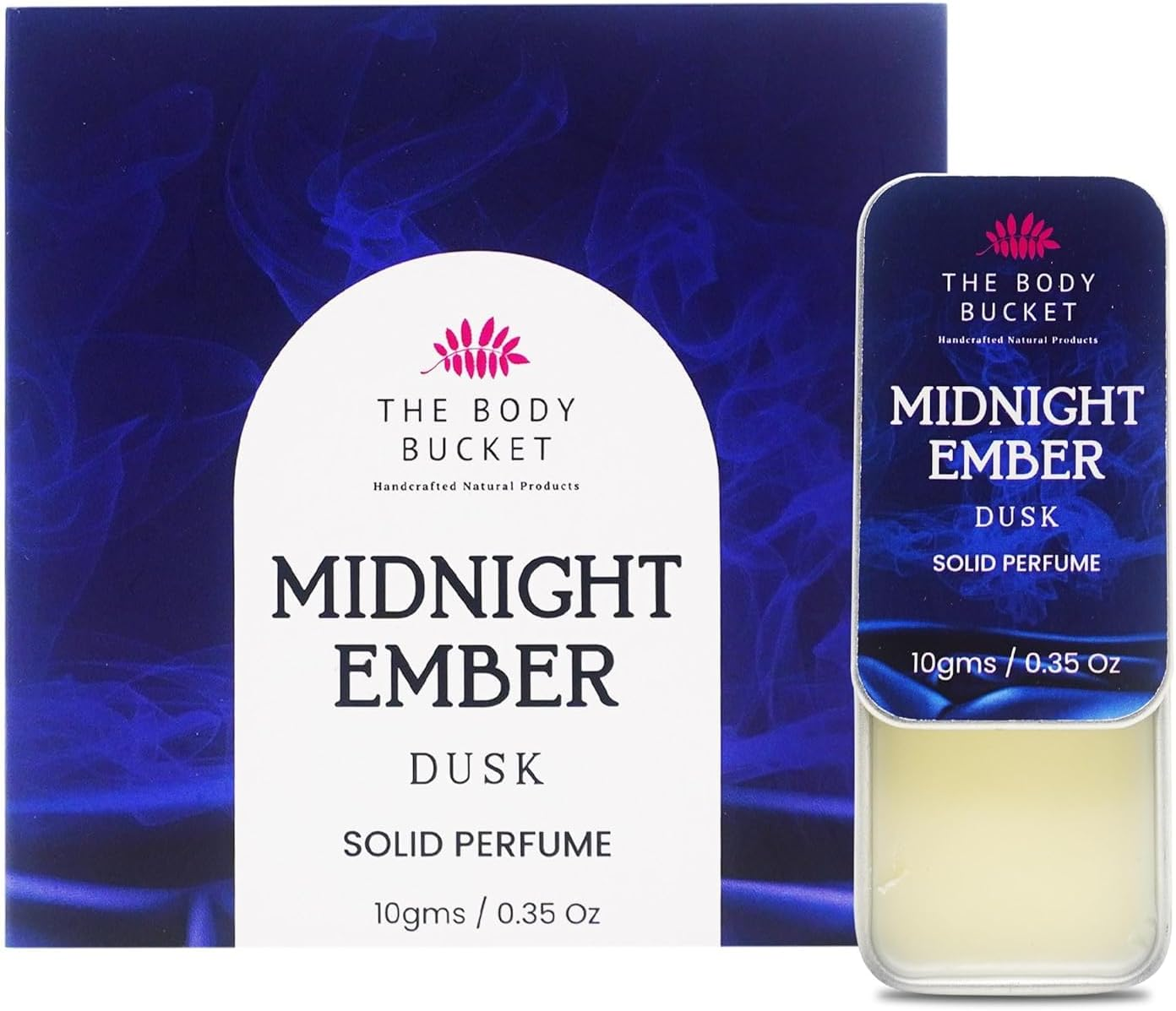 MANTRAMART Midnight Ember Solid Perfume Balm 10G | Alcohol-Free Fragrance | Compact & Easy Application | Handcrafted Scent | Unisex image number 3