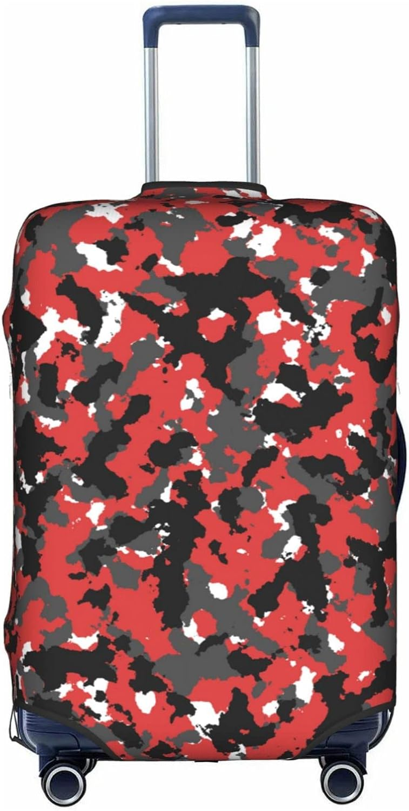 Obabo Butterfly Purple Travel Luggage Cover,Washable Suitcase Cover Protector Anti-Scratch Suitcase Cover Fits 18-32 In, Camouflage Pattern, L image number 2