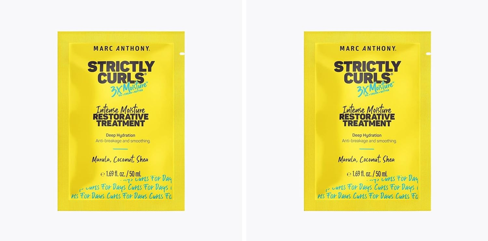 Marc Anthony Marc Anthony Strictly Curls 3X Moisture Restorative Treatment, 50 Millilitre image number 1