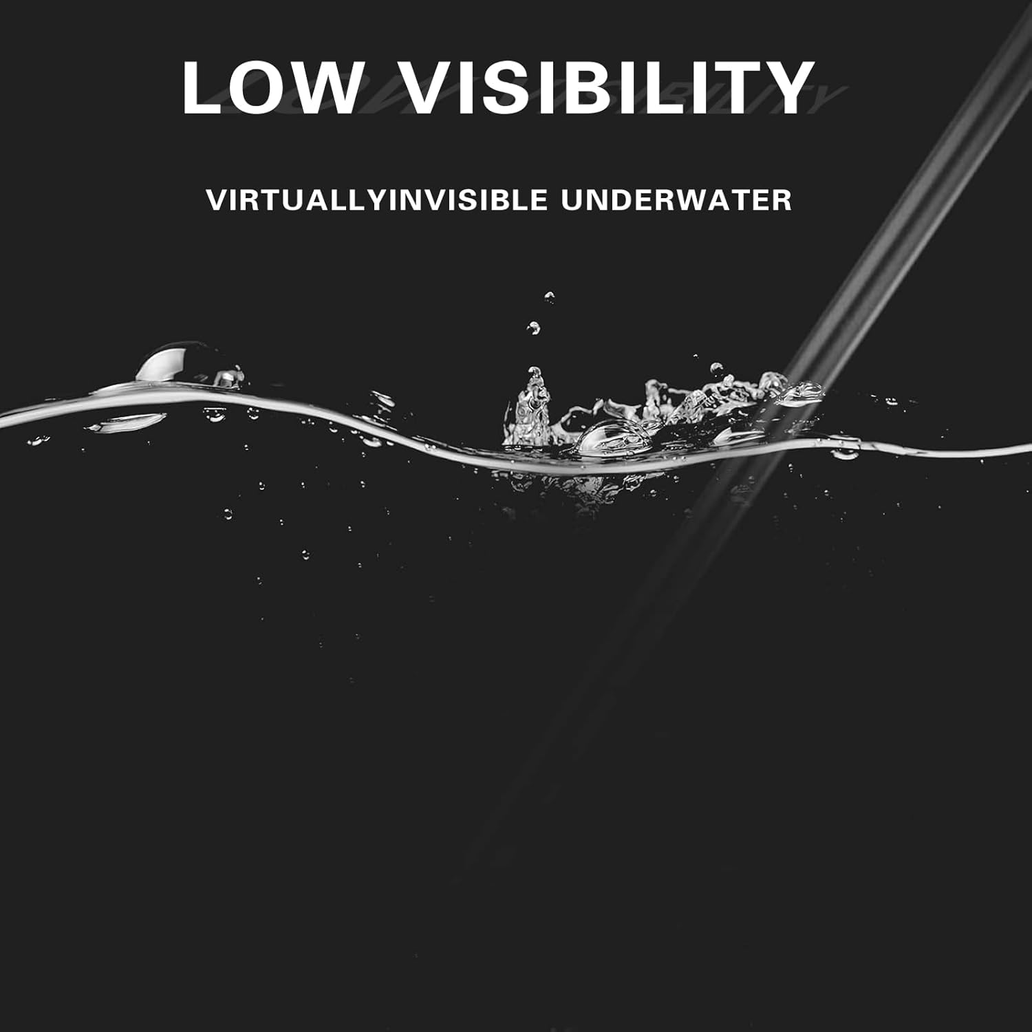 TOOGABBIE 2 Roll 100M Clear Fishing Line, Fishing Wire-Strong Nylon Material for Saltwater and Freshwater Fishing，Low Light Refraction,Super Smooth, Highly Abrasion Resistant image number 6