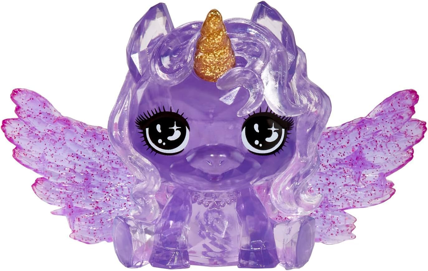Rainbow High Littles Rainbow Fantasy Fairies + Pet &ndash; Amethyst, Purple 5.5" Posable Small Doll & Fantasy Pegasus Unicorn Pet with Interchangeable Fairy Wings, Kids Gift 4+ image number 3