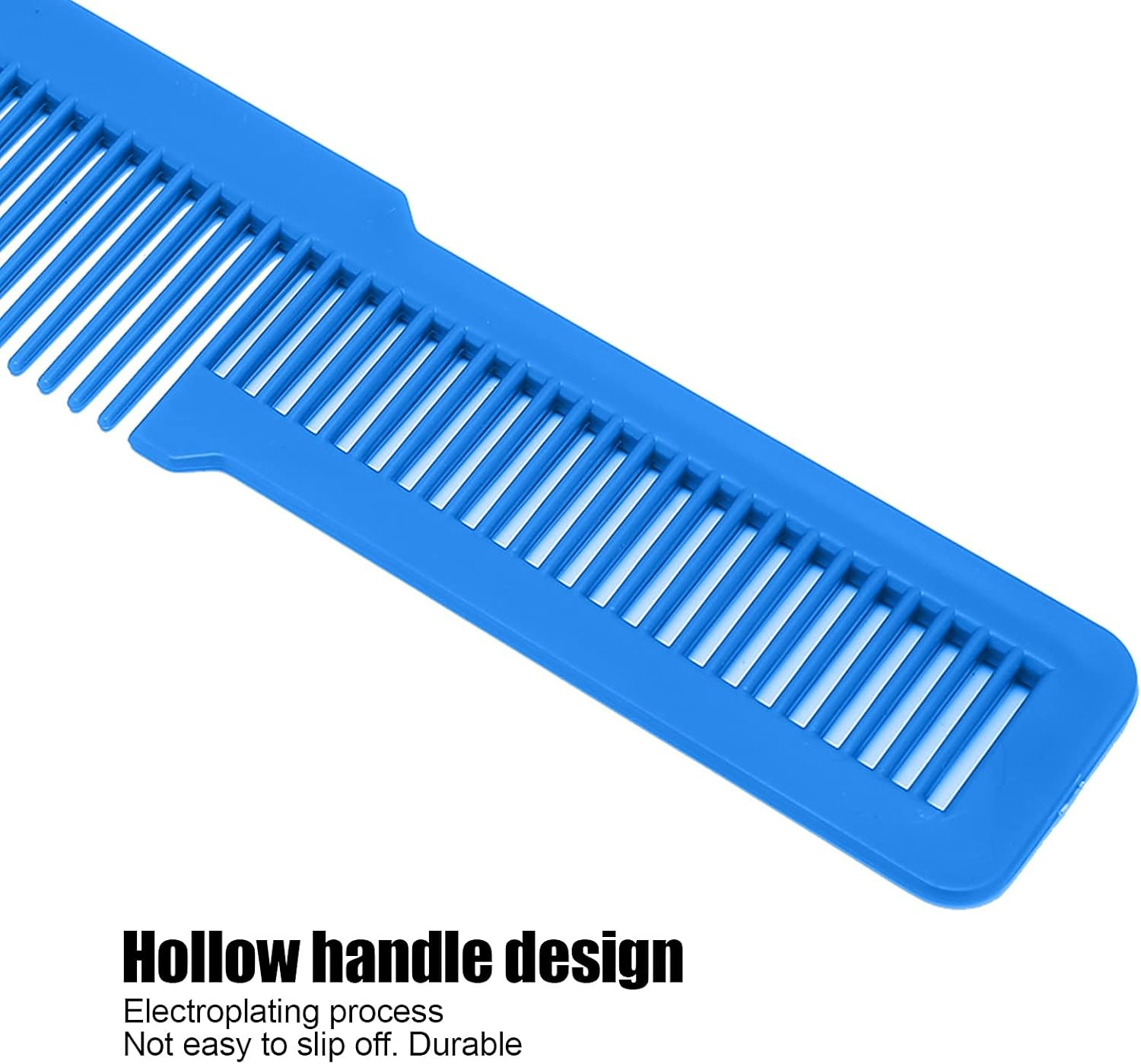 Detangler Comb, Professional Curly Hair Detangling Brush, Fine Wide Toothed Comb for All Hair Types for Women and Men(Blue)