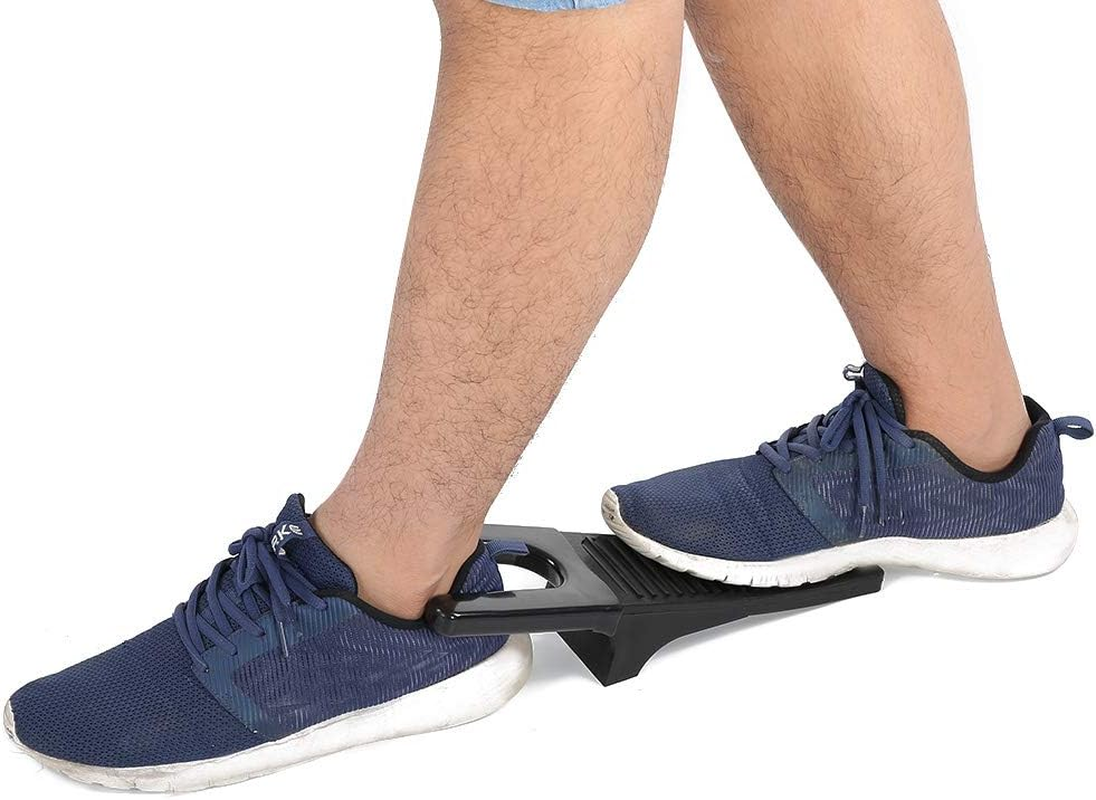 &lrm;Joyzan Boot Jack Puller, Shoe Dryer Boots Wedge Shoe Remover Puller Offer Removing Tools Slippers Unloader Dismount Set Removal Aid Unlatcher Tool Bootjack for Women Men Cowboy Work Outdoor Muck Shoes, Black image number 6