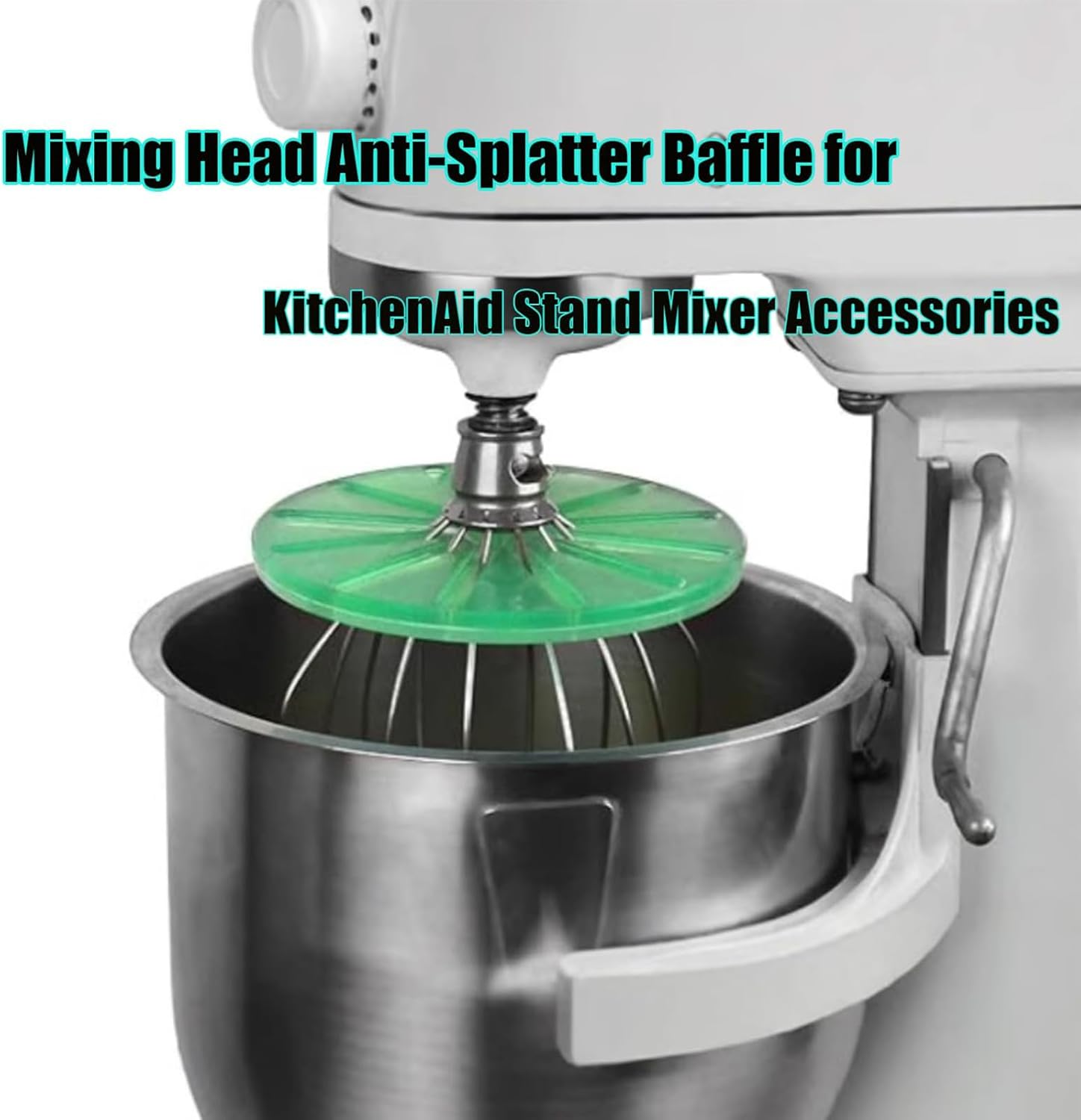 Stand Mixer Attachment - Kitchen Accessories - Stand Mixer Mixing Head Baffle - for Home Dormitory Hotel Apartment Businesses Rental Cafe Bakery