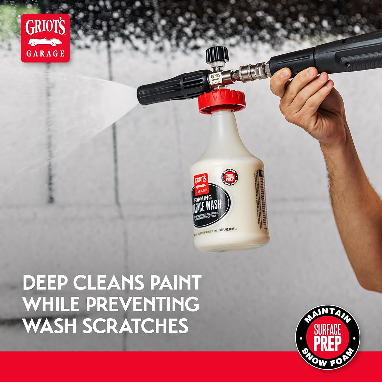 Griot'S Garage B3203 BOSS Foaming Surface Wash 35Oz, White image number 1