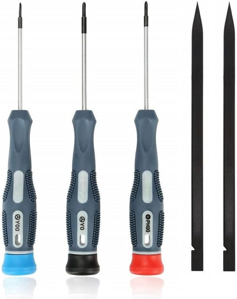 Fixinus Screwdriver Set for Nintendo Switch, Y0 Y00 PH00 Cross Wing Precision Screwdriver Repair Tool Kit Compatible with Switch Joy Con Controller image number 5