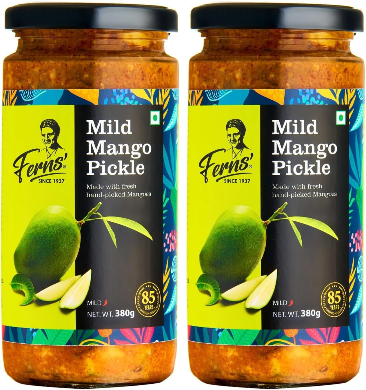 Ferns' Mild Mango Pickle, 380G image number 1