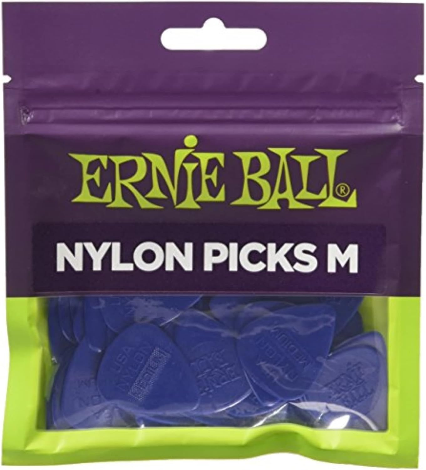 Ernie Ball Heavy Injection Molded Nylon Picks 0.97Mm Bag of 50 image number 2