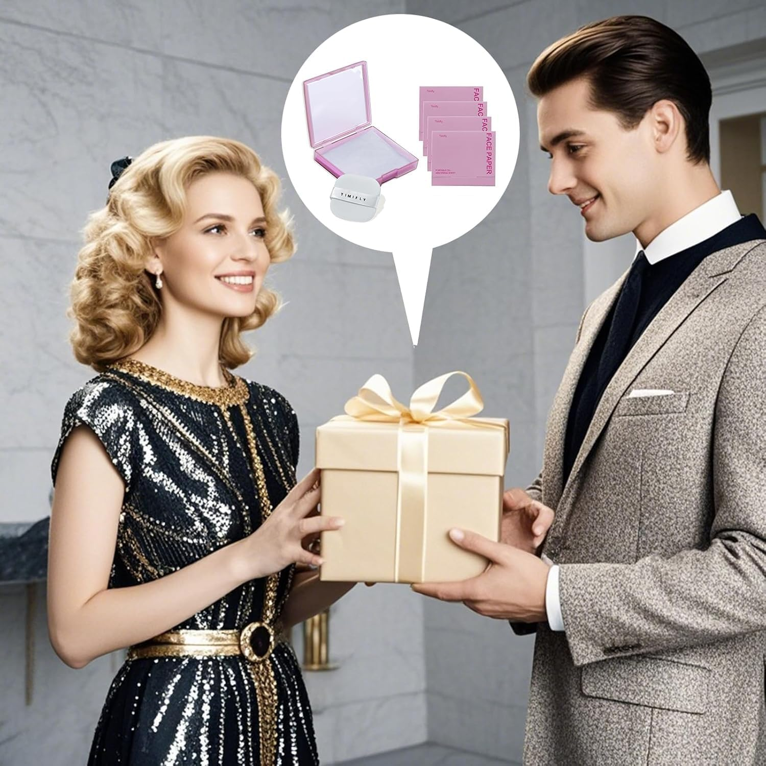 500 PCS Blotting Paper Face, Blotting Paper for Oily Skin, 500 Sheets with 1 Full Size and 4 Refills, Quick Oil Absorbing for Gym, Work and Travel, Fresh Complexion Throughout the Day image number 2