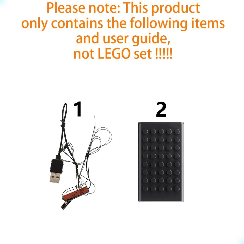 GEAMENT LED Light Kit Compatible with  Lamborghini Hurac&aacute;n (Huracan) Tecnica - Lighting Set for Technic 42161 (Building Set Not Included) image number 4