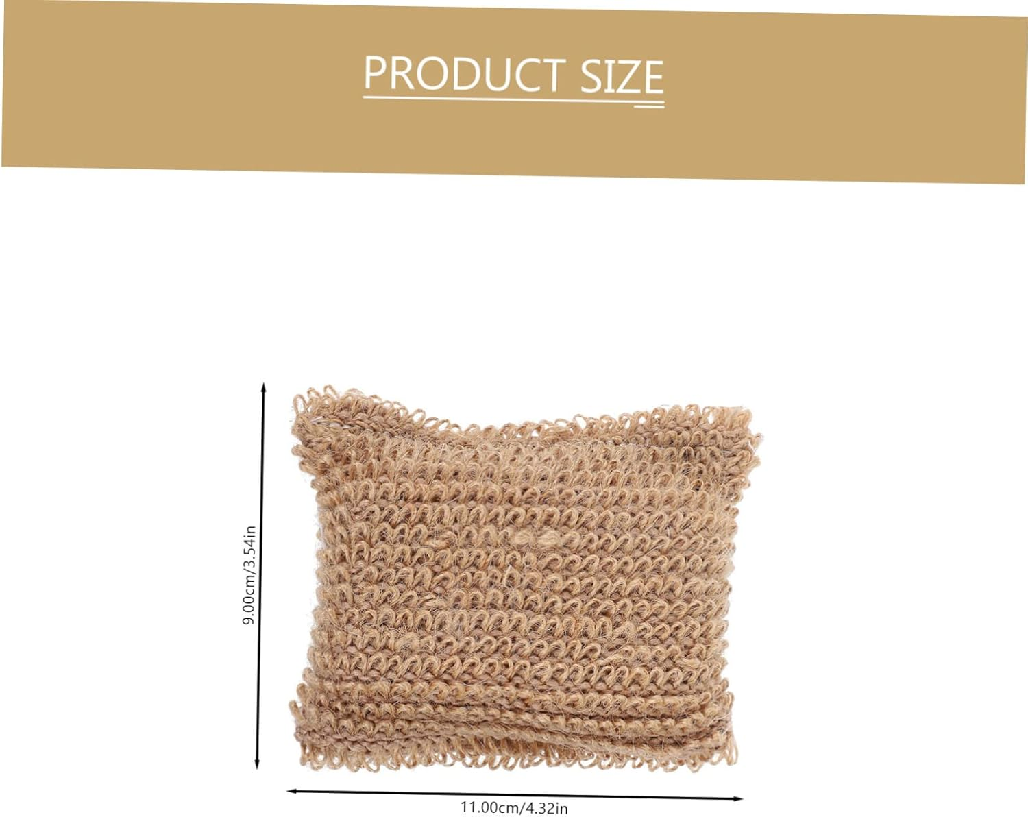 Vaguelly Jute Bath Ball Loofah Sponge Exfoliating Body Scrubber for Women Bulk Pack image number 5