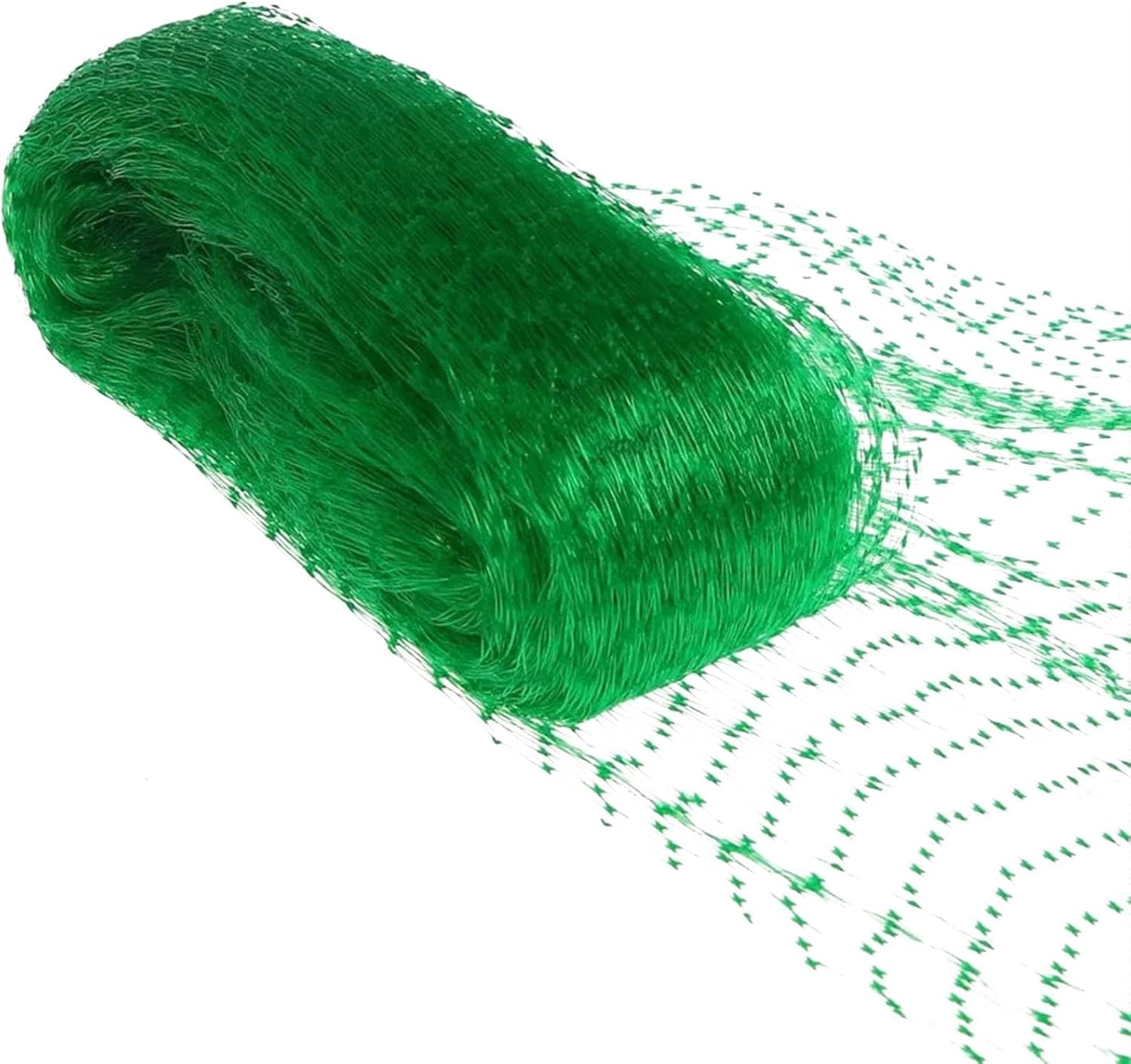 Dreamil Bird Protection Net, 2 M X 10 M, Bird Protection Net, Tight Mesh, Robust, Weather- and Uv-Resistant, Chicken Net, Garden Net, Poultry Net, Suitable for Balcony Garden Ponds, Green