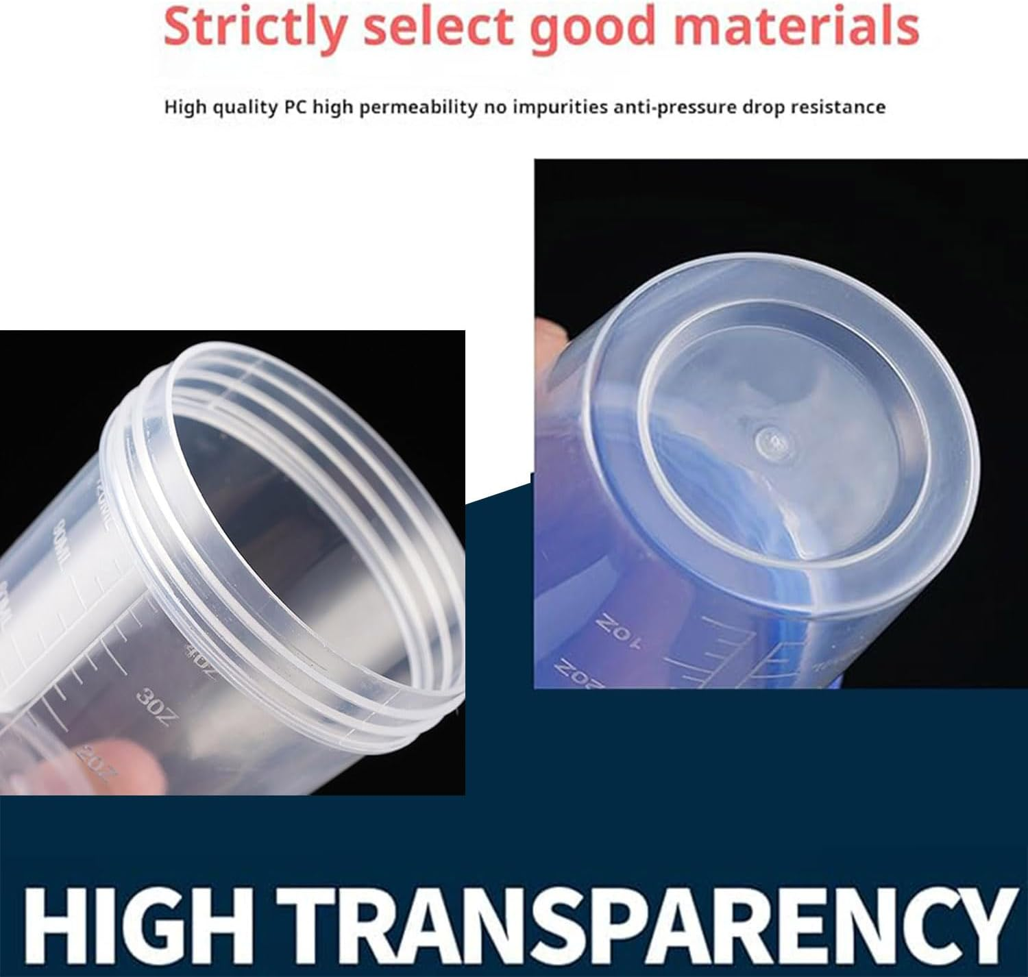 Roczential 10 Pack Salad Dressing Container, Small Containers with Lids, Leakproof Condiment Containers with Screw Lids, Reusable Stackable Plastic Dip Sauce Containers image number 4