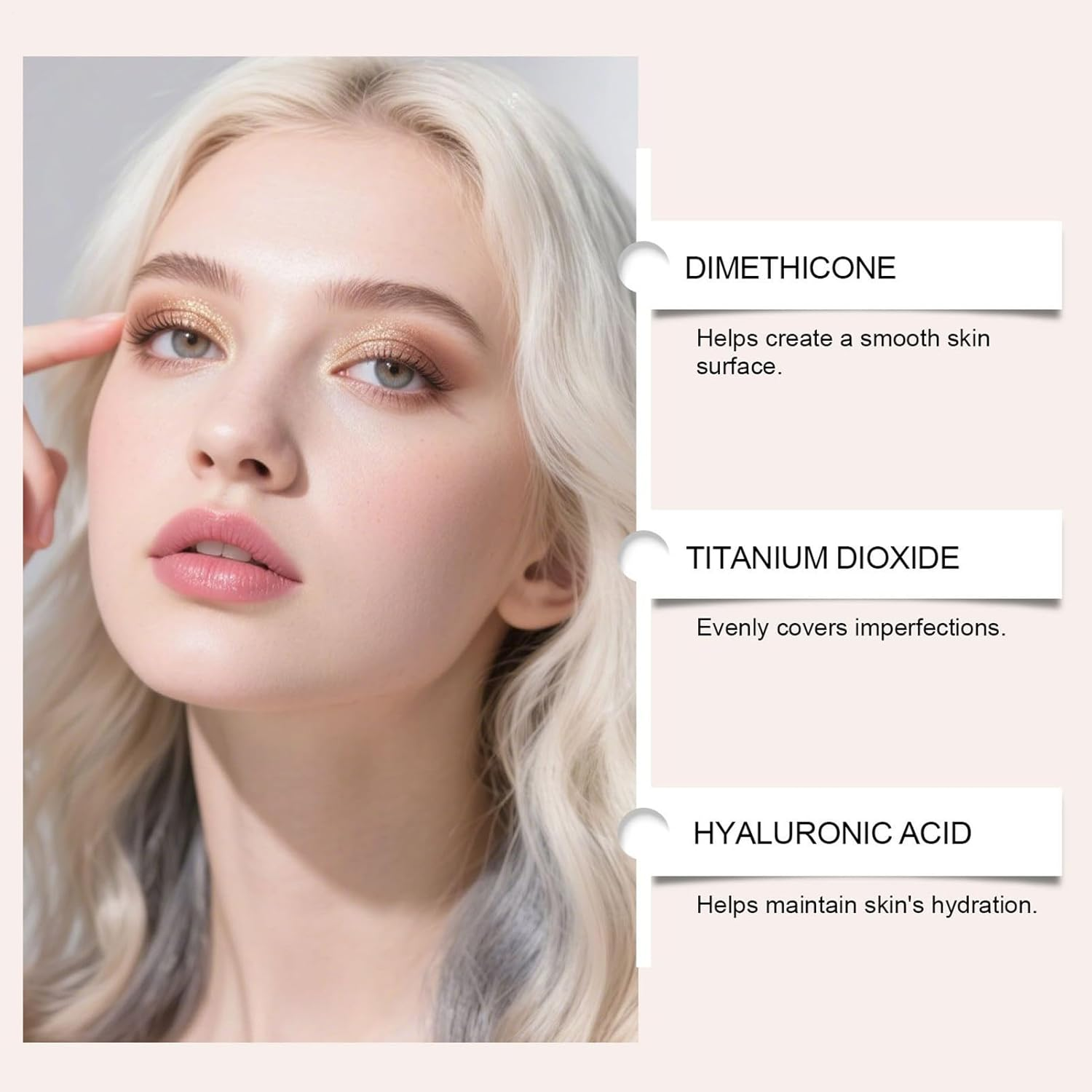 Color Adapting Foundation,Full Coverage Liquid Foundation Makeup Concealer | Long-Lasting Moisturizing Concealer for Men Women All Skin Dating Vacation College Wedding Birthday Party