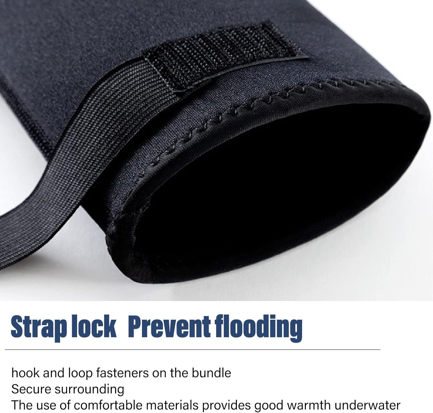 Ejoyous 3Mm Neoprene Dive Socks (Unisex) High Elasticity Wear-Resistant Warm, Bandage Buckle Anti-Water, Breathable Quick-Dry, for Swimming & Wading image number 4