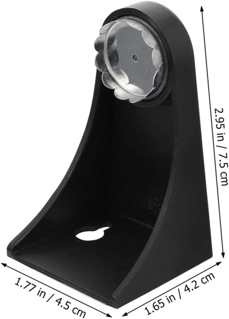 COMPUKAS Magnetic Soap Holder 2Pcs Frosted Black Wall Attachment Soap Storage Suitable for Bathroom and Shower Easy to Install image number 2