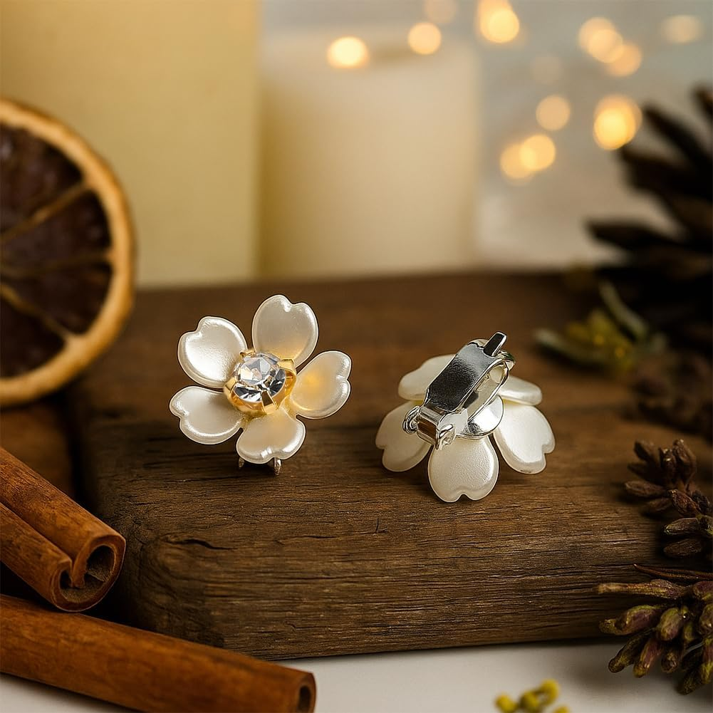 GOMAKERER 28 Pcs 2 Styles Mini Flower Hair Clip, Small Red Rose Flower Hair Pins Wedding Bridesmaid Bridal Clips Cute Hair Accessories for Women Girls image number 4