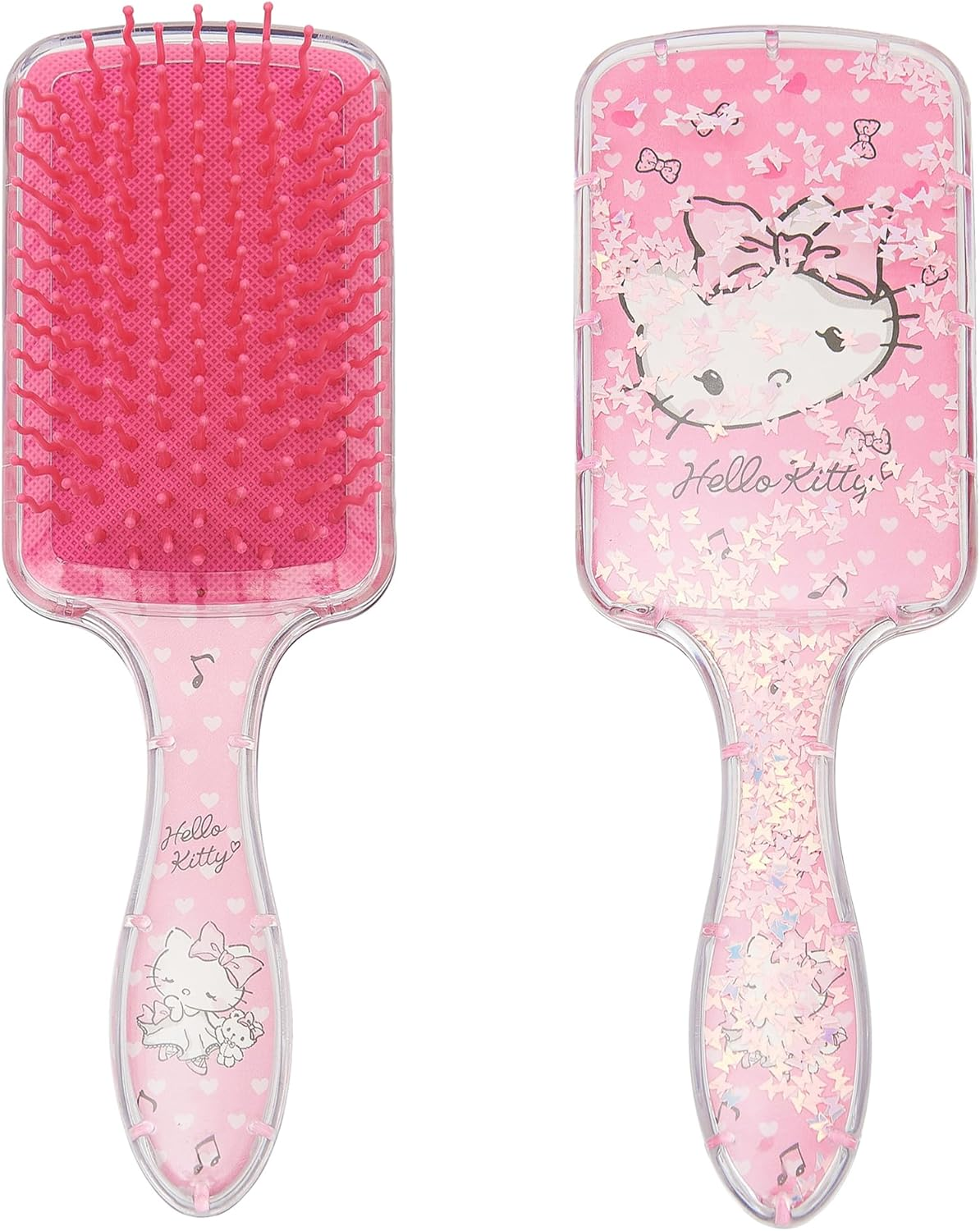 Cute Hair Brush for Women & Girls, Glide through Tangles with Ease for Thick Curly Thin Long Short Dry & Wet Hair (Pink)