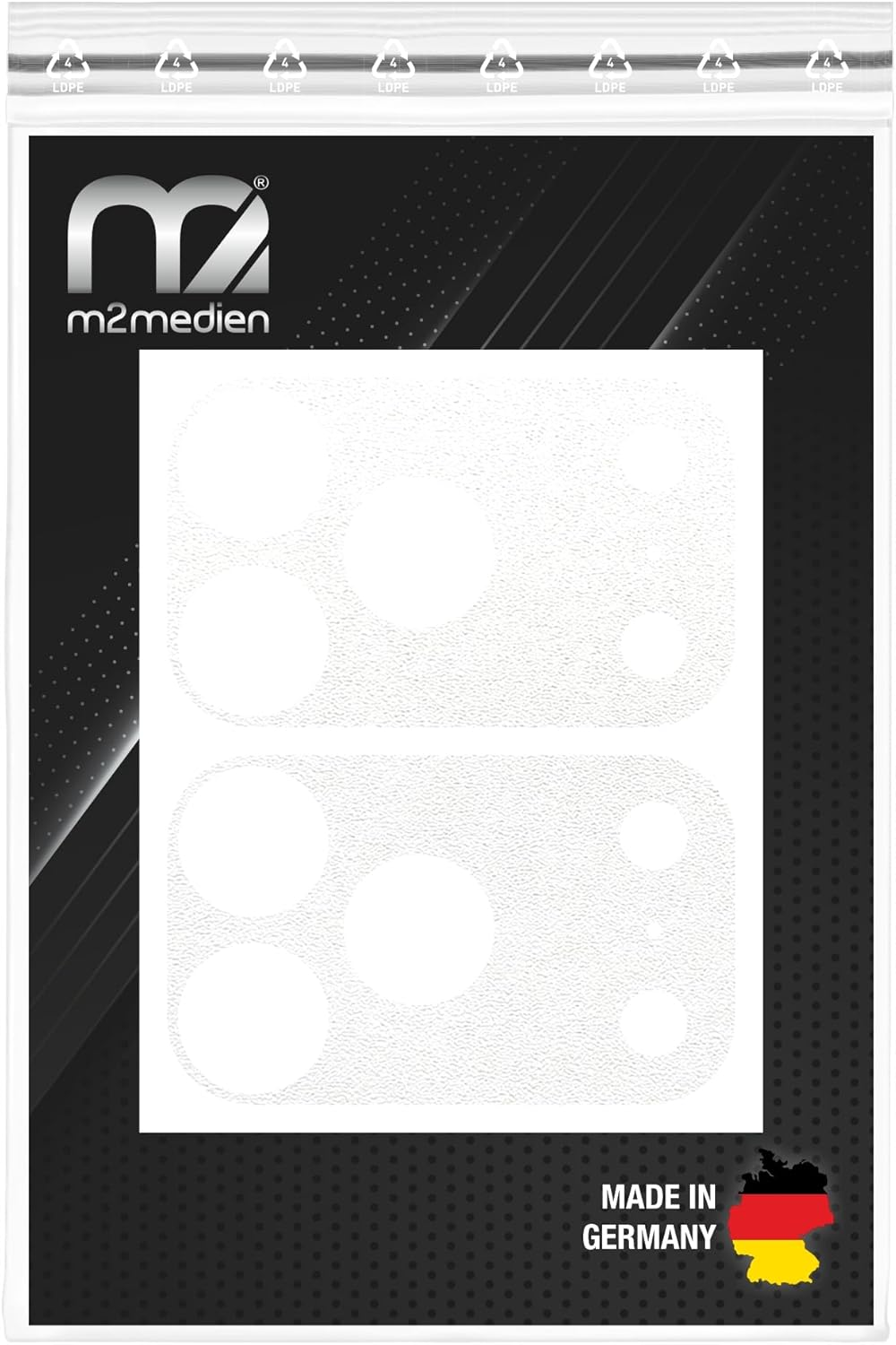 Sticker for Iphone 17 Pro Max Camera Plateau - Thick Vinyl Skin to Cover Case Cut-Out & Protect Aluminium (Iphone 17 Pro Max Plateau Sticker, Matte White/Rough)