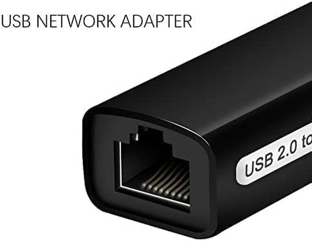 USB LAN Adapter USB 2.0 Network Adapter Patch Cord DSL RJ45 Network Adapter 10/100 Mbps for Laptop, Windows 10/7/9/8/Me/2000/Xp/Vista32/64,Mac Os10.9,Android,Linux image number 3