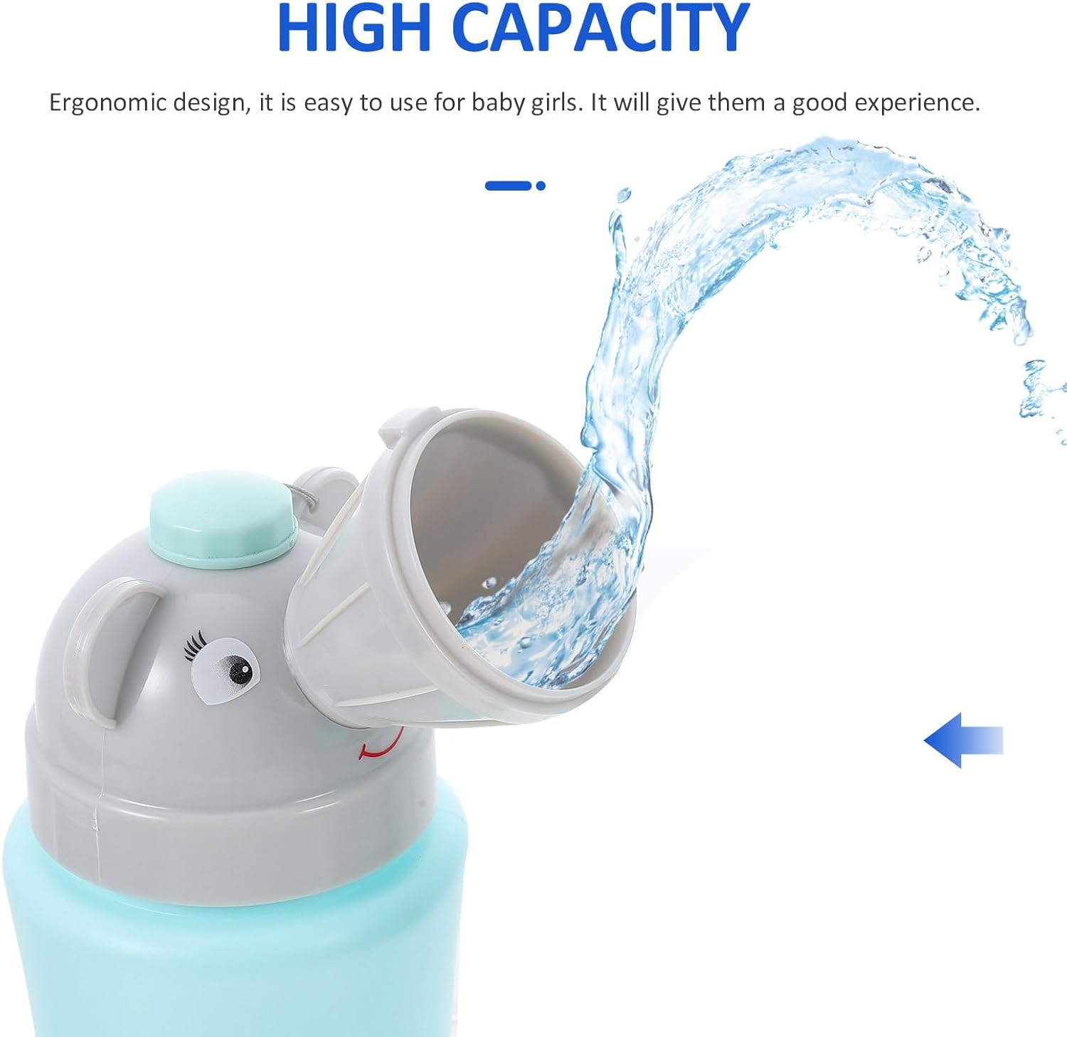 Alasum Portable Toddler Travel Potty - Leakproof Urinal for Kids, Compact Design for Camping and Emergencies, Easy to Clean, Ideal for Potty Training image number 1