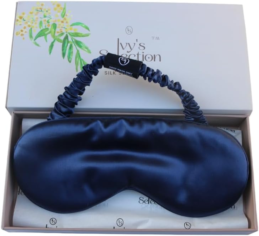 Ivy'S Selection 22 Momme High End 100% Natural Silk Sleep Mask