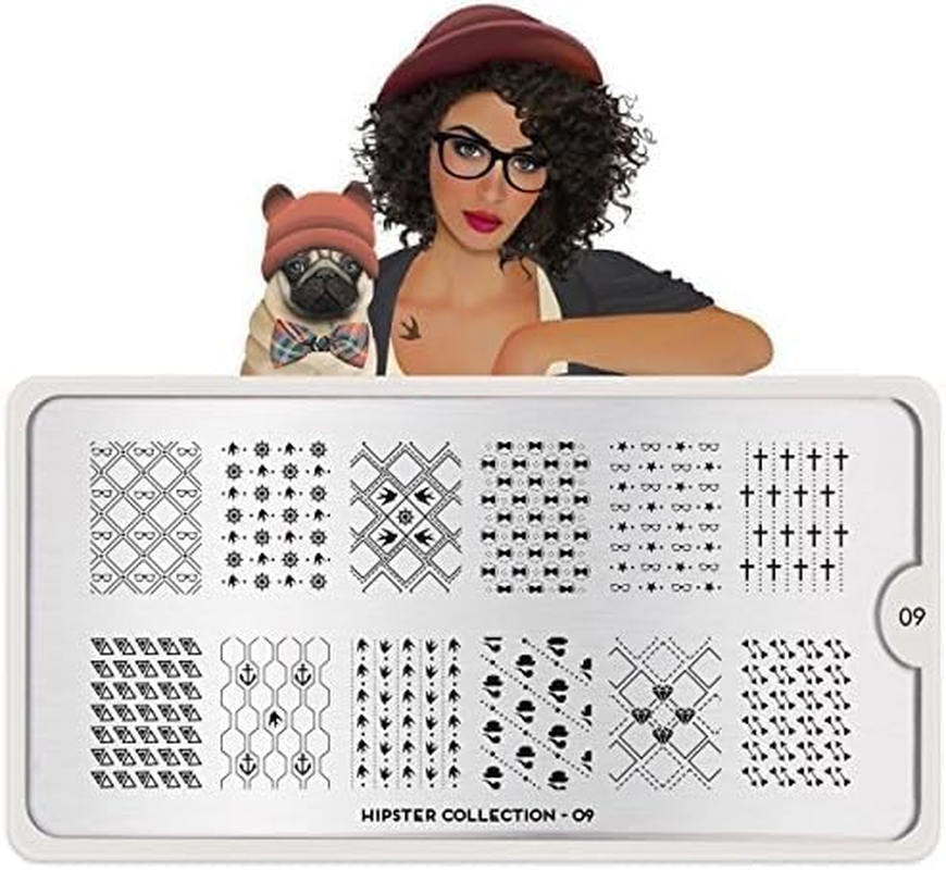 Moyou Stamp Stencil Hipster 09