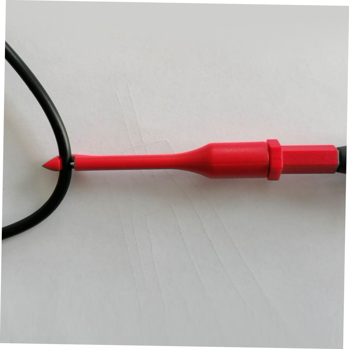 Homoyoyo Multimeter Probe Wire Piercing Testing Tool with Insulated Clip Red Circuit Test Probe for Automotive and Electrical Circuit Detection image number 3