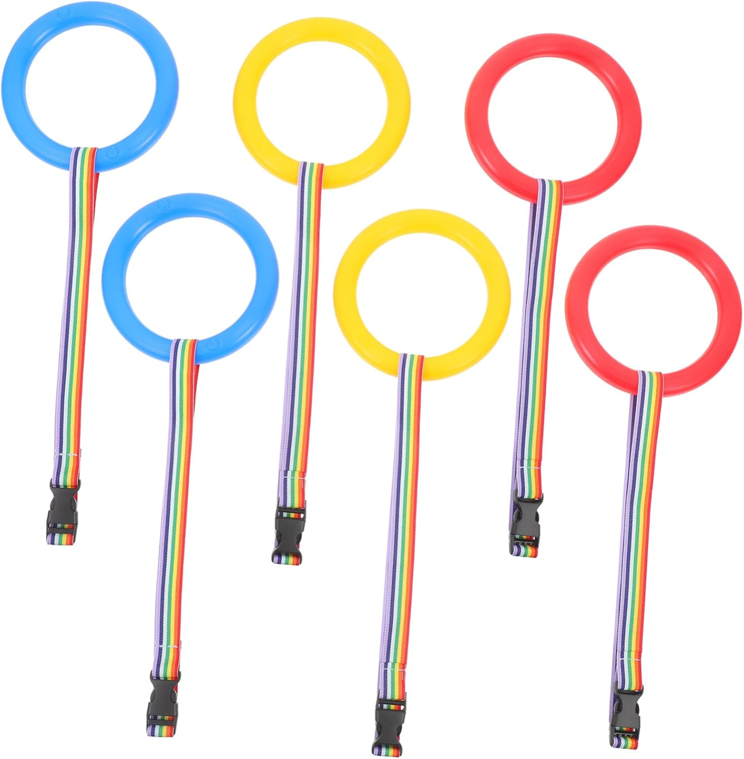 Operitacx Stroller Toddler Leash 6Pcs Colorful Walking Rope Anti-Lost Walking Rope for Kindergarten Preschool Toddlers Child Safety Locks