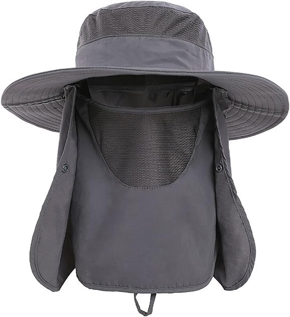 AIMALL 2PCS UPF 50+ Lightweight Breathable Fishing Hat for Men and Women, Adjustable Outdoor Sun Hat with UV Protection and Quick-Dry Fabric image number 4