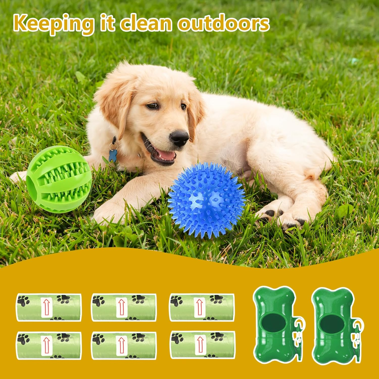 Jasonwell Dog Toys Durable Puppy Teething Toys Dog Chewing Rope Puppy Ball Interactive Dog Toy for Small Big Dogs Teether Rope Dog Toy Set (24Pcs) image number 2