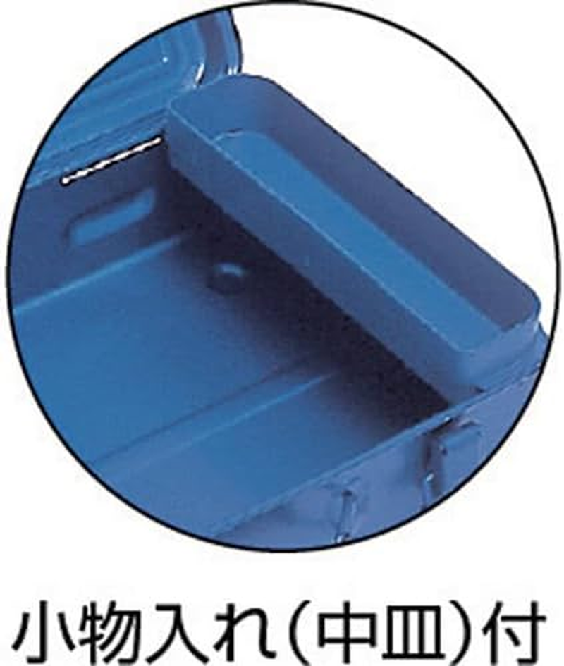 TRUSCO TB-412 Trunk Tool Box, 17.0 X 8.7 X 6.2 Inches (431 X 222 X 162 Cm), Blue
