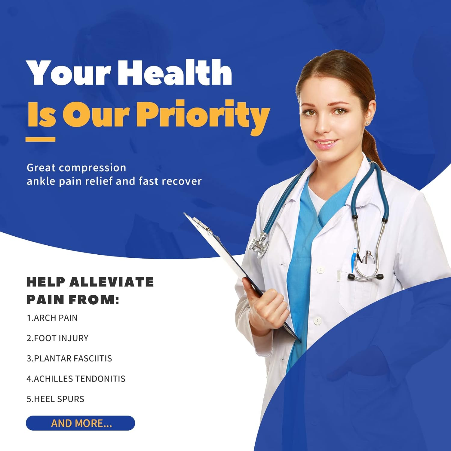 Sports Ankle Brace a Pair, Adjustable with Straps for Foot and Ankle Support, Running Sports, Football,Volleyball, Basketball,Support for Sprains,One Size Fits Most for Men and Women (Black, S) image number 2