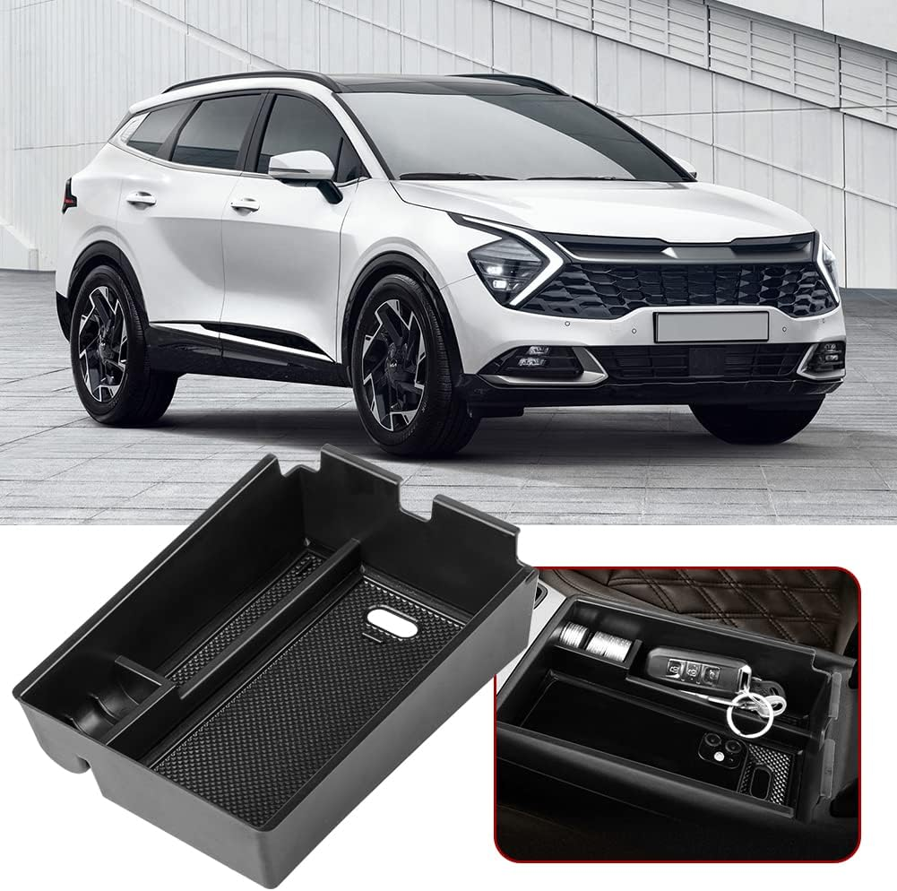 Center Console Organizer Tray Accessories Compatible with Kia Sportage NQ5 2023 2024 Armrest Storage Box Insert Pallet image number 4